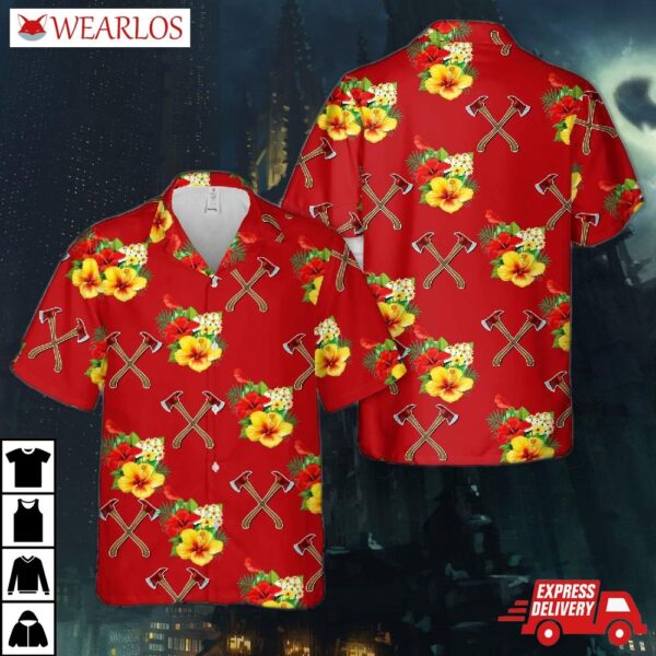 Fire Axe Hawaiian Shirt