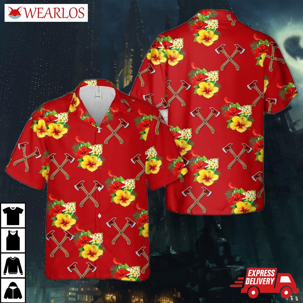Fire Axe Hawaiian Shirt