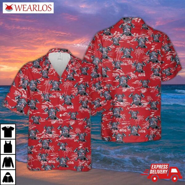 Firefighter 343 Hawaiian Shirt