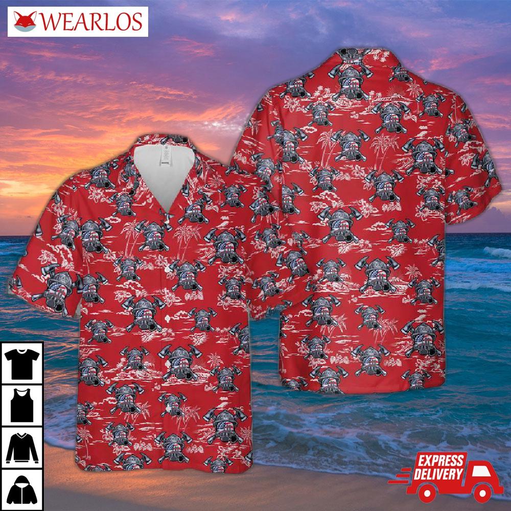 Firefighter 343 Hawaiian Shirt