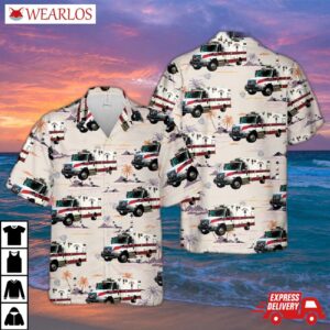 Florida Escambia County Ems Hawaiian Shirt