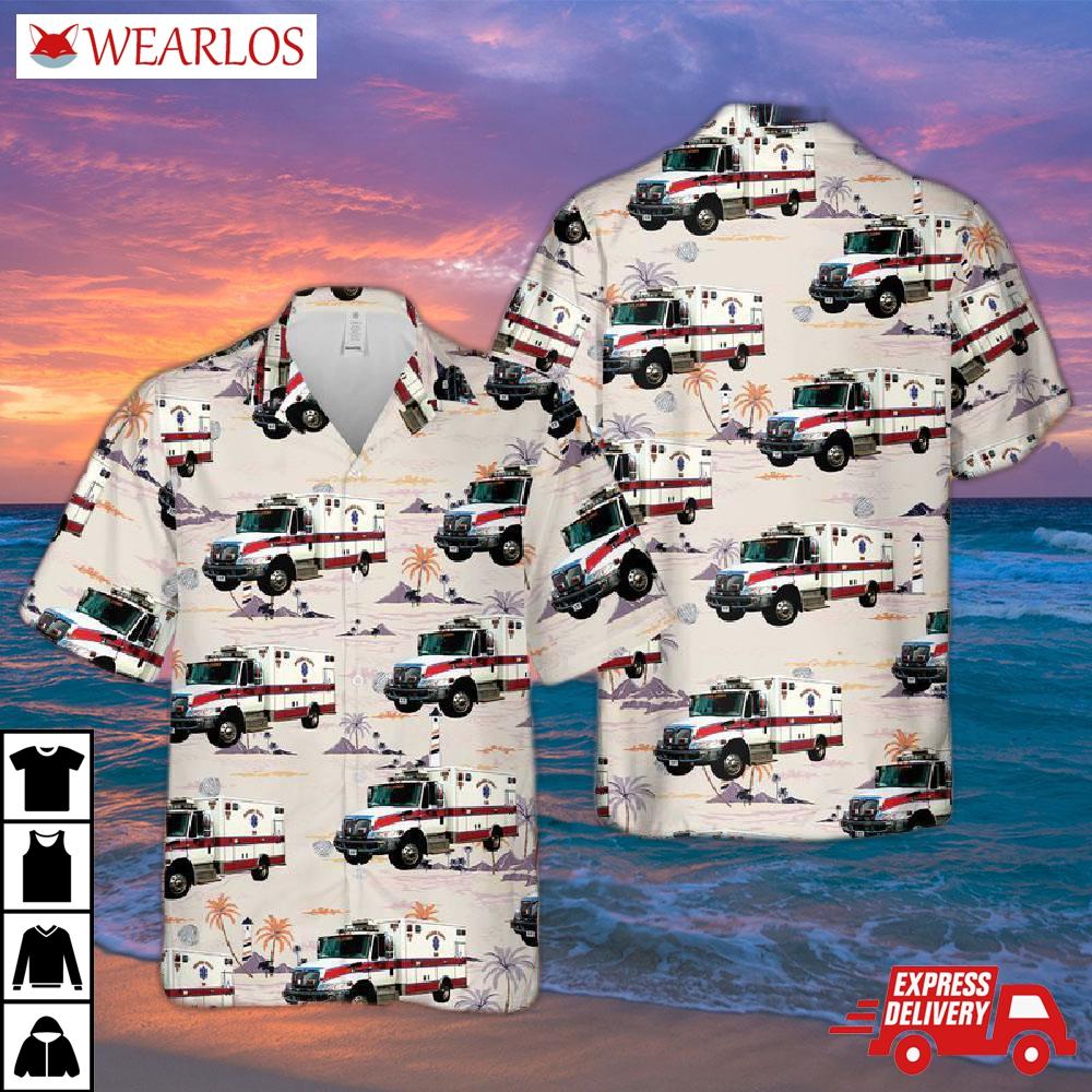 Florida Escambia County Ems Hawaiian Shirt