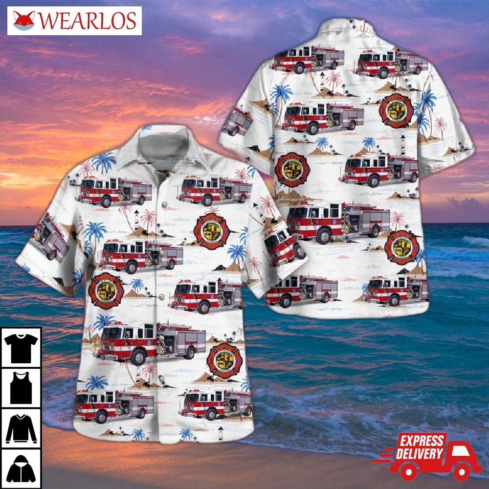 Florida, Plant City Fire Department Hawaiian Shirt