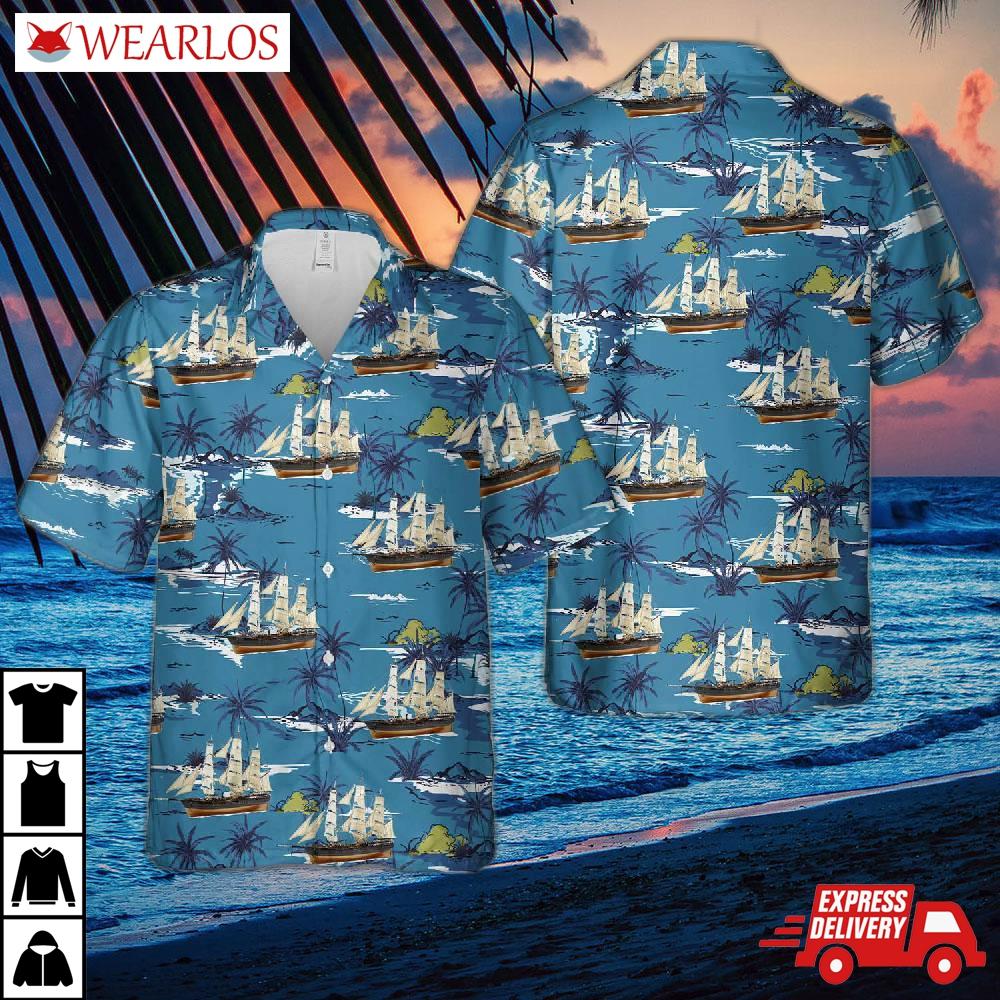 Flying Cloud Clipper Ship Hawaiian Shirt