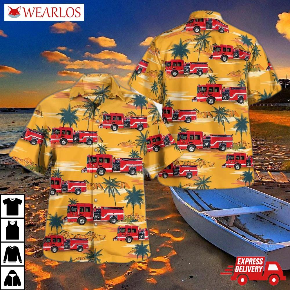 Fort Ann, New York, Ann Volunteer Fire Co Hawaiian Shirt