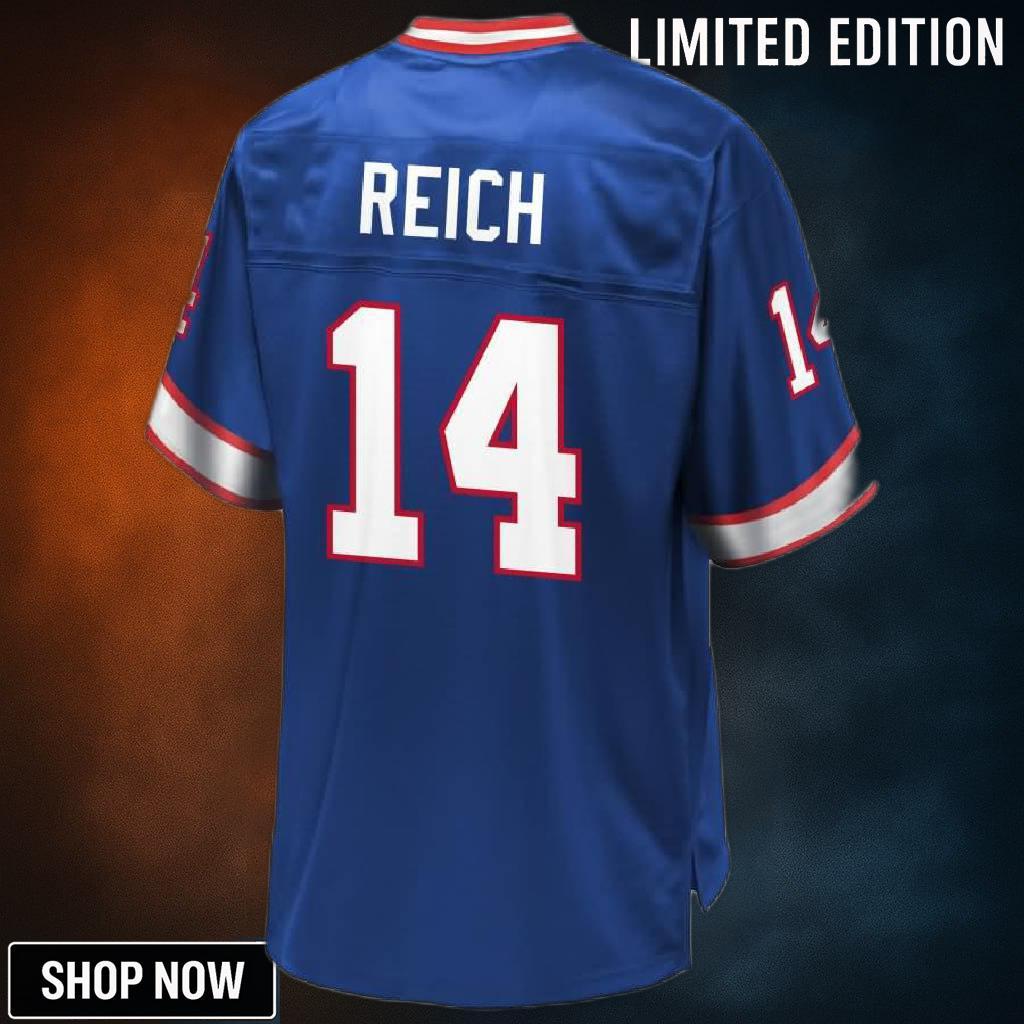 Frank Reich Buffalo Bills Nfl Pro Line Retired Player Jersey - Royal