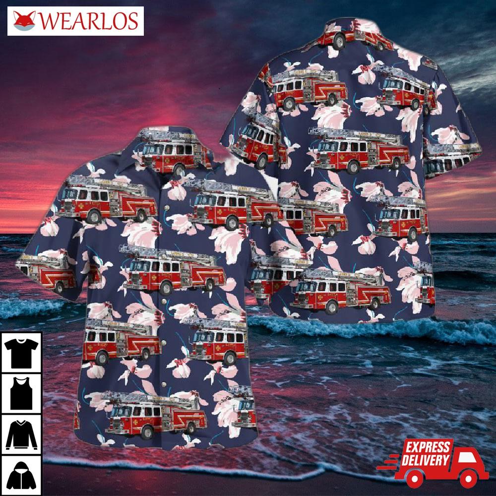Franklin County Fire Department Illinois Hawaiian Shirt