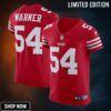 Fred Warner San Francisco 49ers Vapor Elite Jersey - Scarlet Nfl