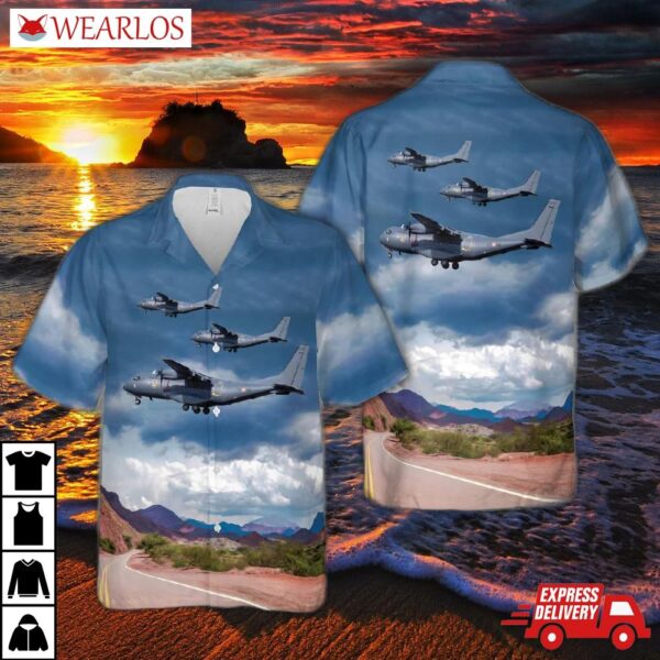 French Air Force Casa Cn-235-300 Hawaiian Shirt