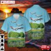 French Air Force Dassault Falcon (mystere) 20c Hawaiian Shirt