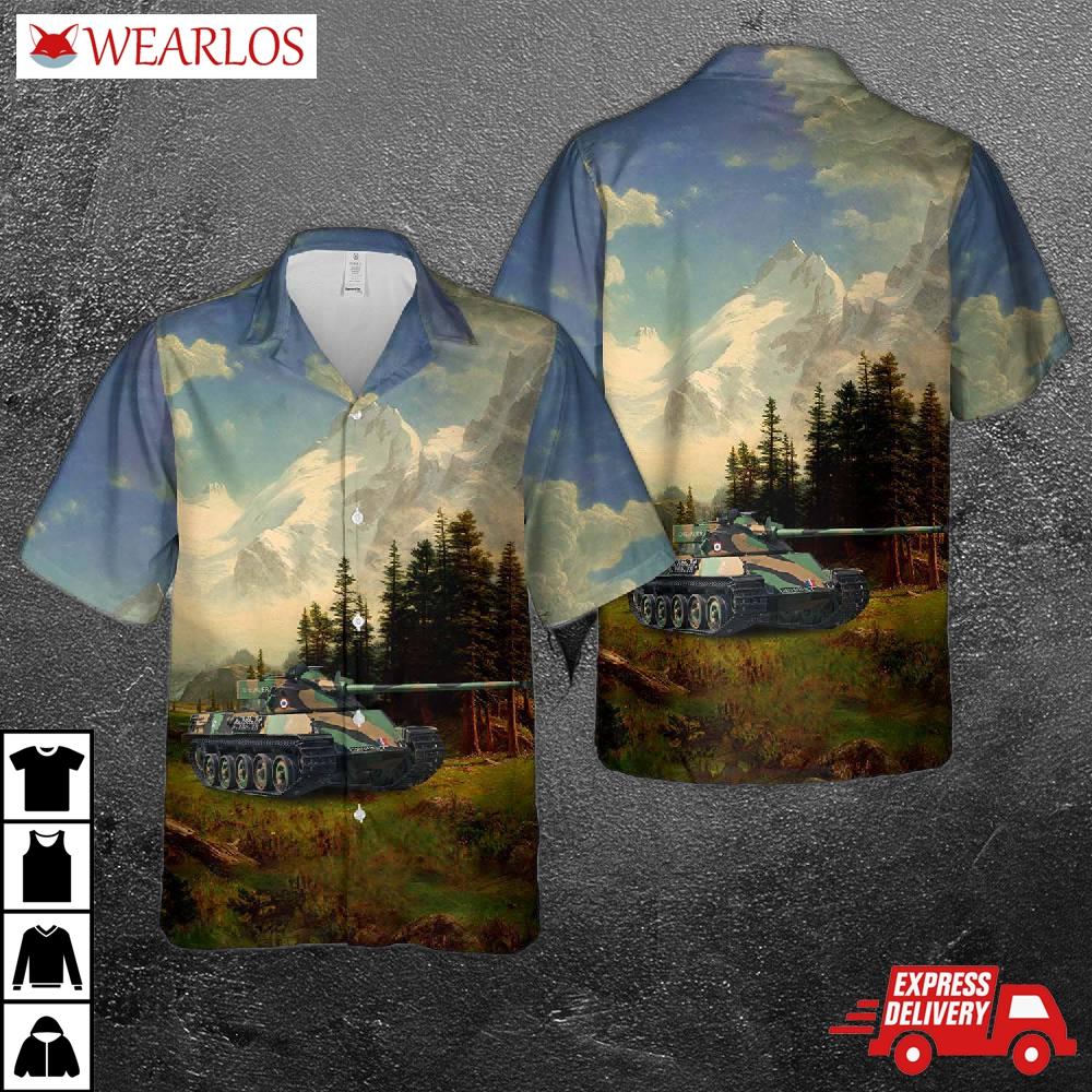 French Army Amx Char Moyen De 50 Tonnes (to90/930) Hawaiian Shirt