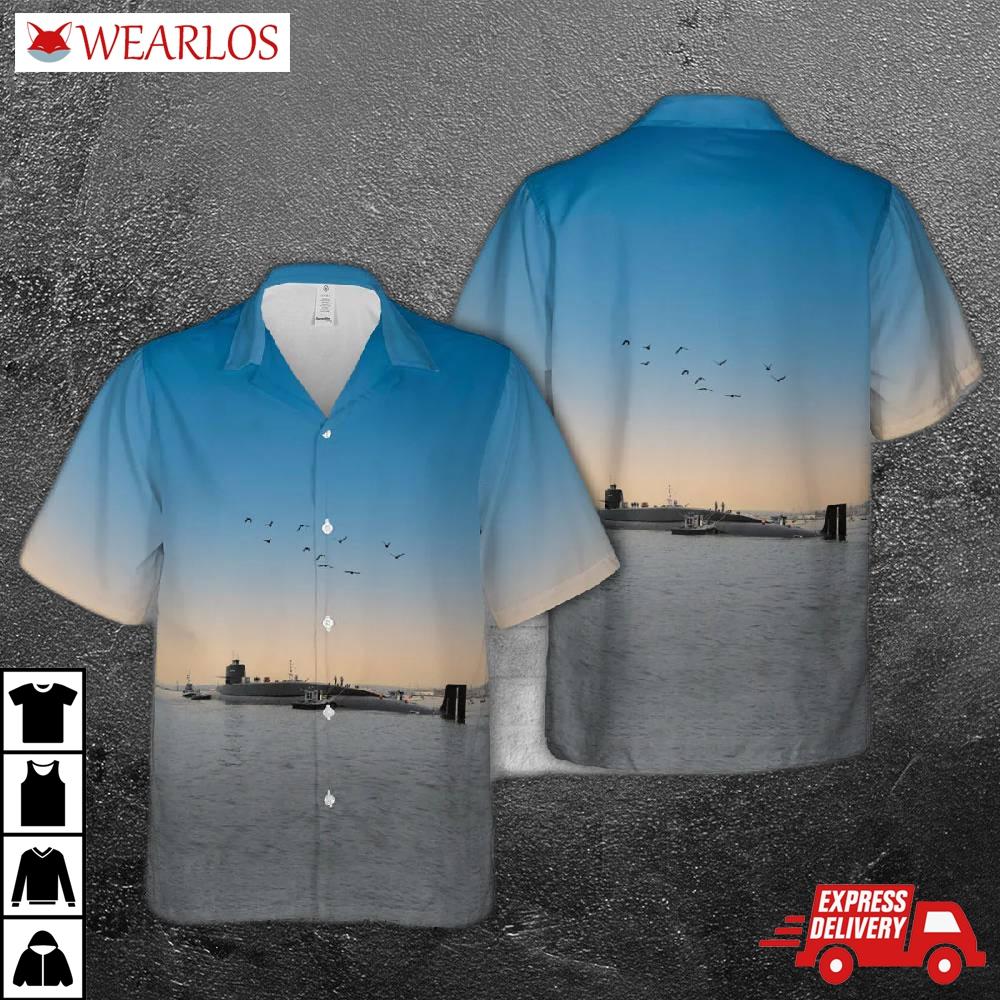 French Navy Redoutable-class Submarine (1967) Hawaiian Shirt