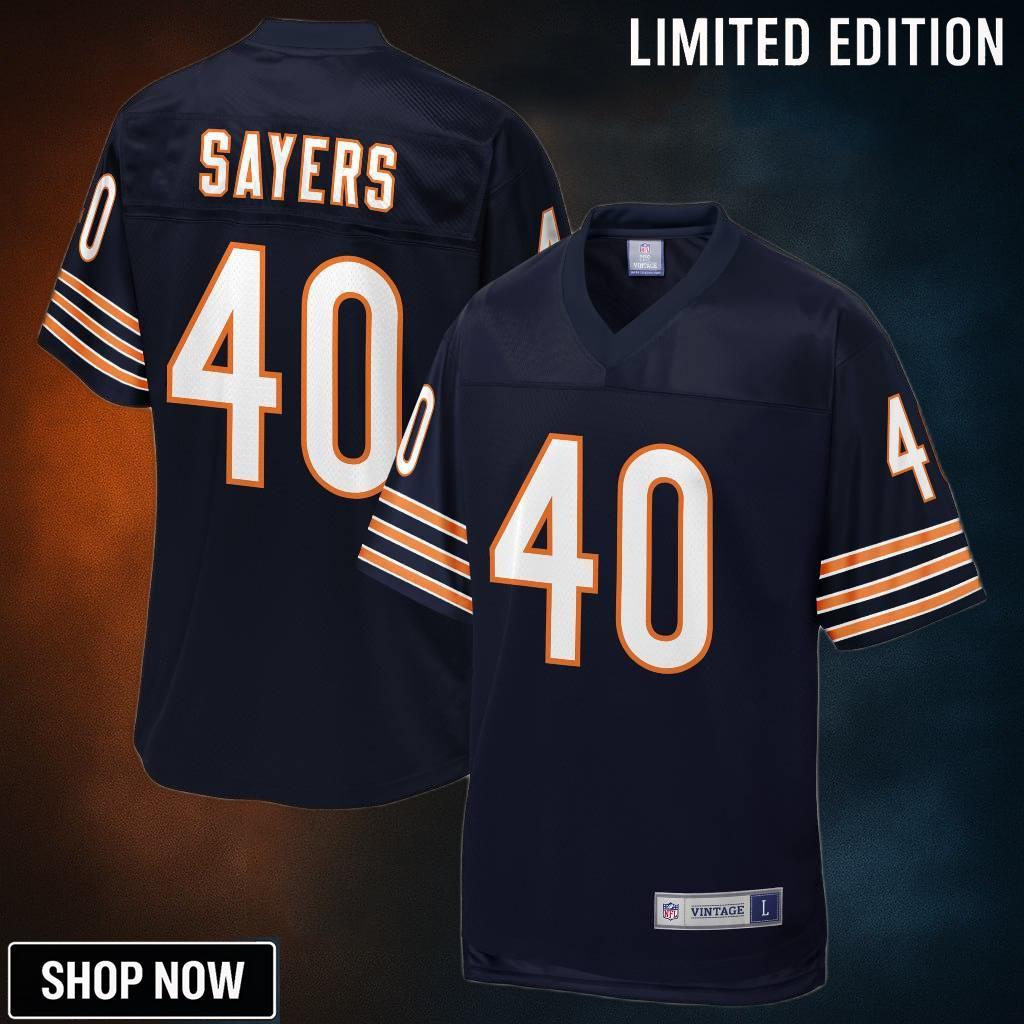 Gale Sayers Chicago Bears Nfl Pro Line Retired Team Player Jersey - Navy