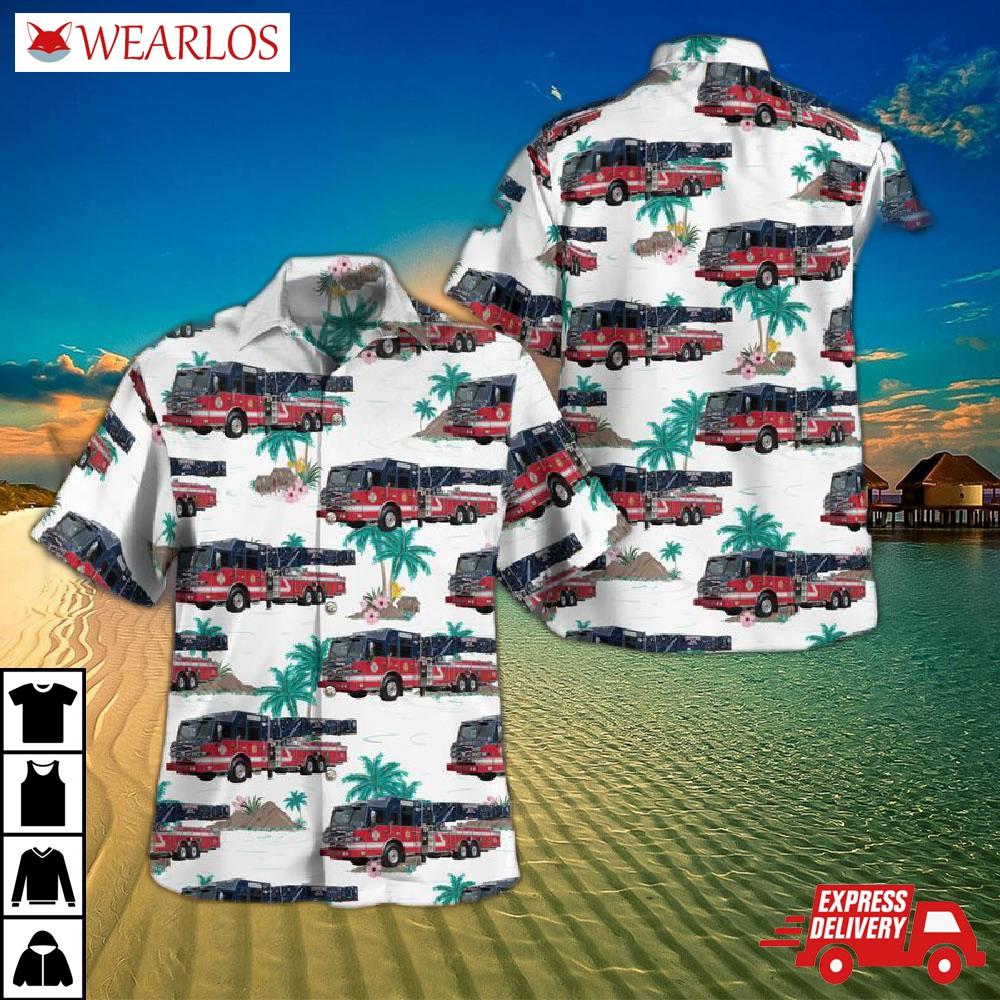 Garden City Park Fire Department, New York Hawaiian Shirt
