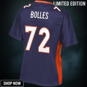 Garrett Bolles Denver Broncos Nfl Pro Line Womens Alternate Player Jersey - Navy
