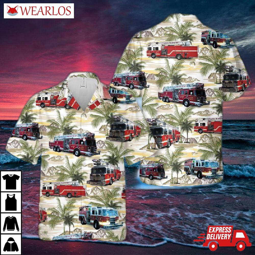 Gastonia Fire Department Hawaiian Shirt