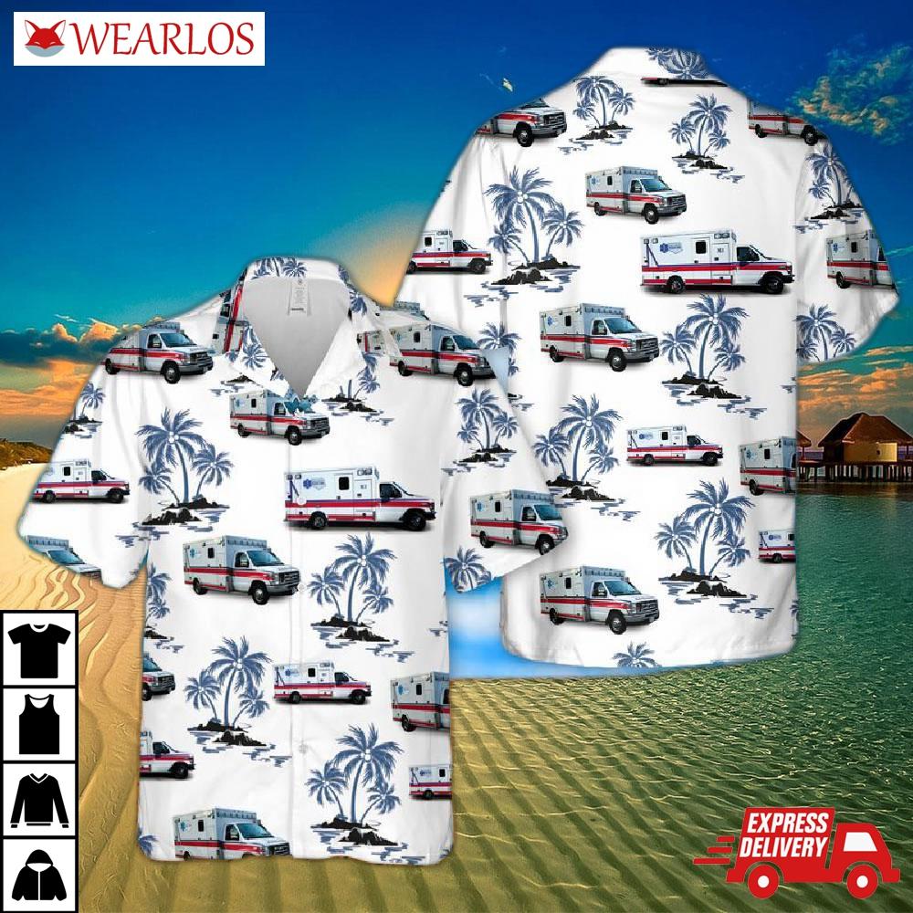Gates County Rescue & Ems Hawaiian Shirt