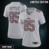 George Kittle 85 San Francisco 49ers Women's Atmosphere Fashion Game Jersey - Gray