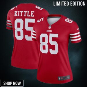 George Kittle San Francisco 49ers Womens Legend Jersey - Scarlet Nfl