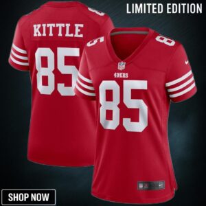 George Kittle San Francisco 49ers Womens Player Game Jersey Scarlet Nfl
