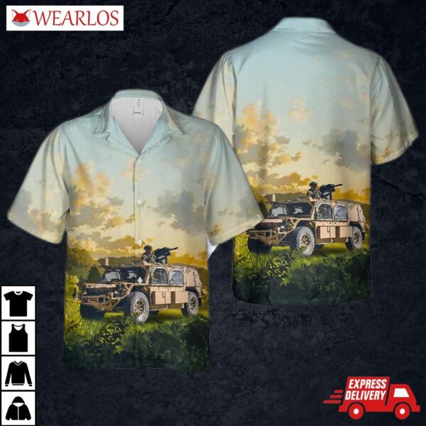 Gmv 1.1 Equipped With A Mk 19 Driven By Army Special Operation Operators The 3rd Forces Group Green Berets Hawaiian Shirt