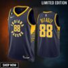 Goga Bitadze 88 Indiana Pacers Navy Icon Edition -23 Men Jersey Swingman