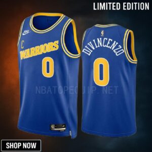 Golden State Warriors Donte Divincenzo 0 -23 Classic Edition Royal Jersey