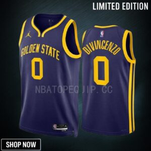 Golden State Warriors Donte Divincenzo 0 -23 Statement Edition Navy Jersey
