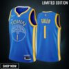 Golden State Warriors Jamychal Green 1 -23 Earned Edition Blue Jersey