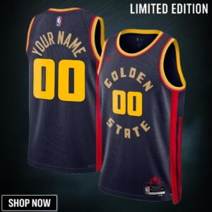 Golden State Warriors Nike City Edition Swingman Jersey - Custom Unisex