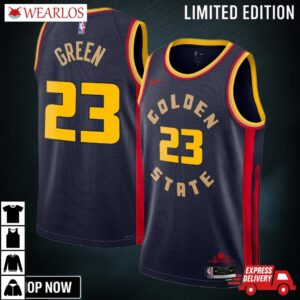 Golden State Warriors Nike City Edition Swingman Jersey - Navy Draymond Green Unisex