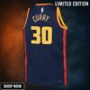 Golden State Warriors Nike City Edition Swingman Jersey - Navy Stephen Curry Youth