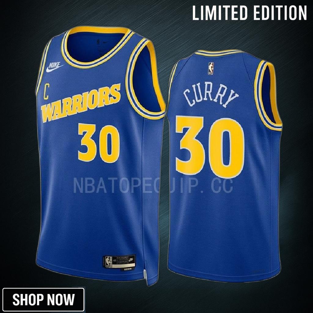 Golden State Warriors Stephen Curry 23 -23 Classic Edition Blue Men Jersey Swingman