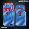 Goran Dragic Brooklyn Nets Blue 9 Classic Edition Jersey - Men