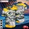 Green Bay Packers Best Grandpa Floral Hawaiian Shirt