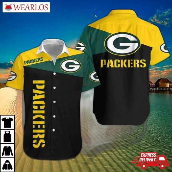 Green Bay Packers Bold Blocks Hawaiian Shirt