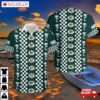 Green Bay Packers Checkered Palms Hawaiian Shirt