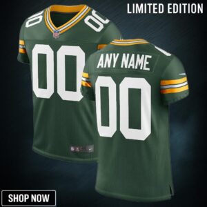 Green Bay Packers Classic Custom Elite Jersey - Jerseys Nfl