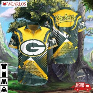 Green Bay Packers Dynamic Waves Hawaiian Shirt