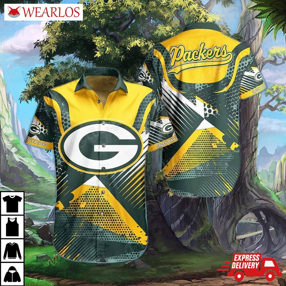 Green Bay Packers Dynamic Waves Hawaiian Shirt