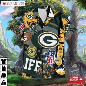Green Bay Packers For Life Hawaiian Shirt