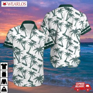 Green Bay Packers Island Palm Hawaiian Shirt