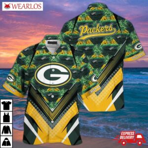 Green Bay Packers Island Strength Hawaiian Shirt
