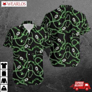 Green Bay Packers Neon Chain Hawaiian Shirt