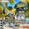 Green Bay Packers Paradise Gold Wave Hawaiian Shirt