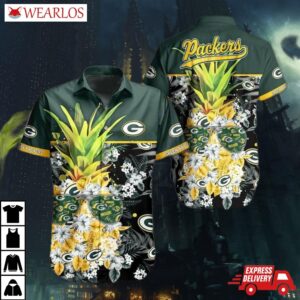 Green Bay Packers Pineapple Paradise Hawaiian Shirt