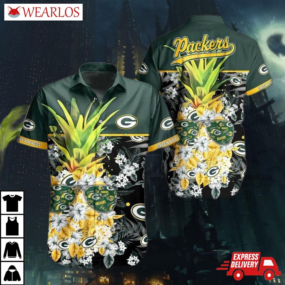 Green Bay Packers Pineapple Paradise Hawaiian Shirt