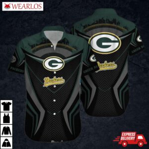 Green Bay Packers Stealth Vortex Hawaiian Shirt