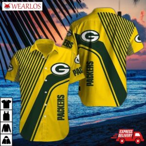 Green Bay Packers Striker Pride Hawaiian Shirt