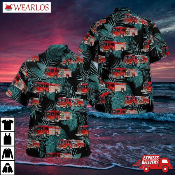 Greer, South Carolina, City Of Greer Fire Department - Station 1 Hawaiian Shirt